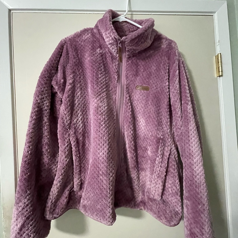Women's Purple Fleece Jacket - like new